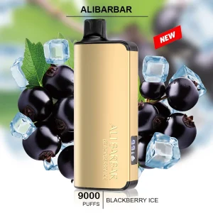 alibarbar ingot blackberry ice – – 9000 puffs.webp