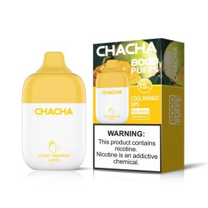 chacha disposable vape 8000 puff cool mango lips.jpg
