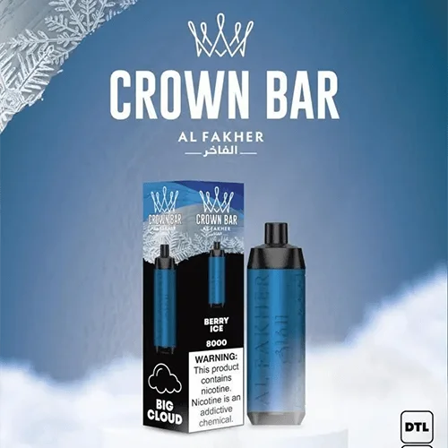 crown bar alfakher berry ice 8000 puffs.webp