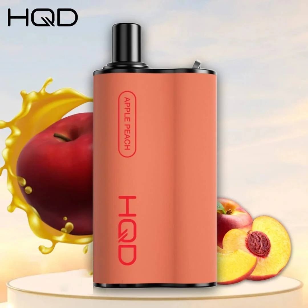 hqd box apple peach – 4000 puffs.webp