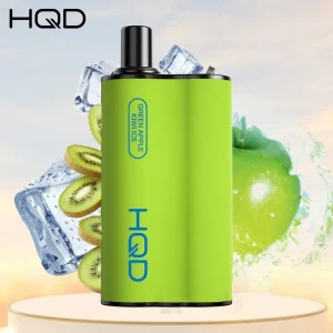 hqd box green apple kiwi ice – 4000 puffs.webp
