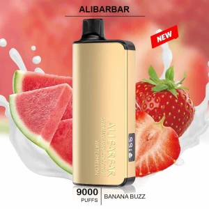 strawberry coconut watermelon alibarbar ingot 9000 puffs.webp