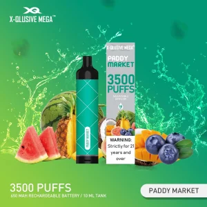 x qlusive mega paddy market – 3500 puffs.webp