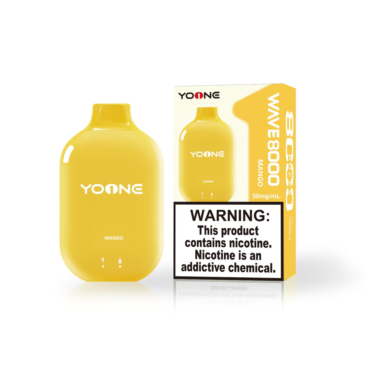 yoone wave 9000 puffs vape mango the vape bar www.thevapebar.com .au .jpg