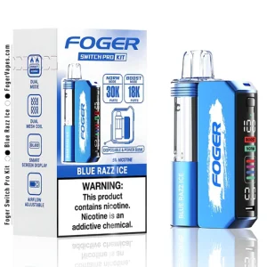blue razz ice switch pro 30k puffs disposable kit box.webp