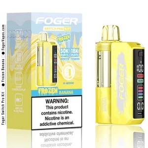 frozen banana foger switch pro 30k puffs disposable kit box.webp