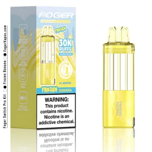 frozen banana foger switch pro 30k puffs disposable pod box.webp