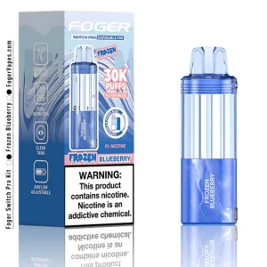 frozen blueberry foger switch pro 30k puffs disposable pod box.webp