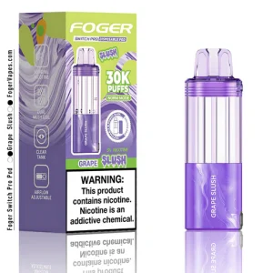 grape slush foger switch pro 30k puffs disposable pod box.webp