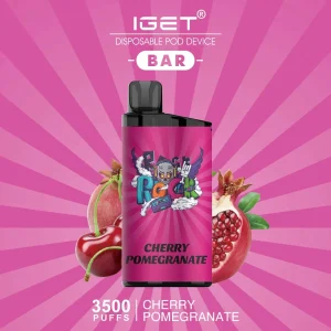 iget bar cherry pomegranate 3500 puffs.webp