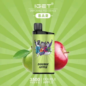 iget bar double apple 3500 puffs.webp