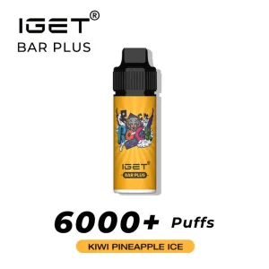 iget bar plus 6000 puffs kiwi pineapple ice.webp