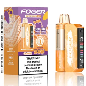 orange slush foger switch pro 30k puffs disposable kit box.webp