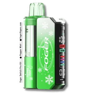 pepper mint foger switch pro 30k puffs disposable kit holiday edition.webp