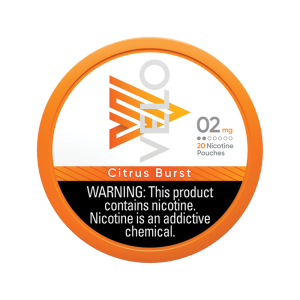 velo pouches 2mg citrusburst front withwarning.webp